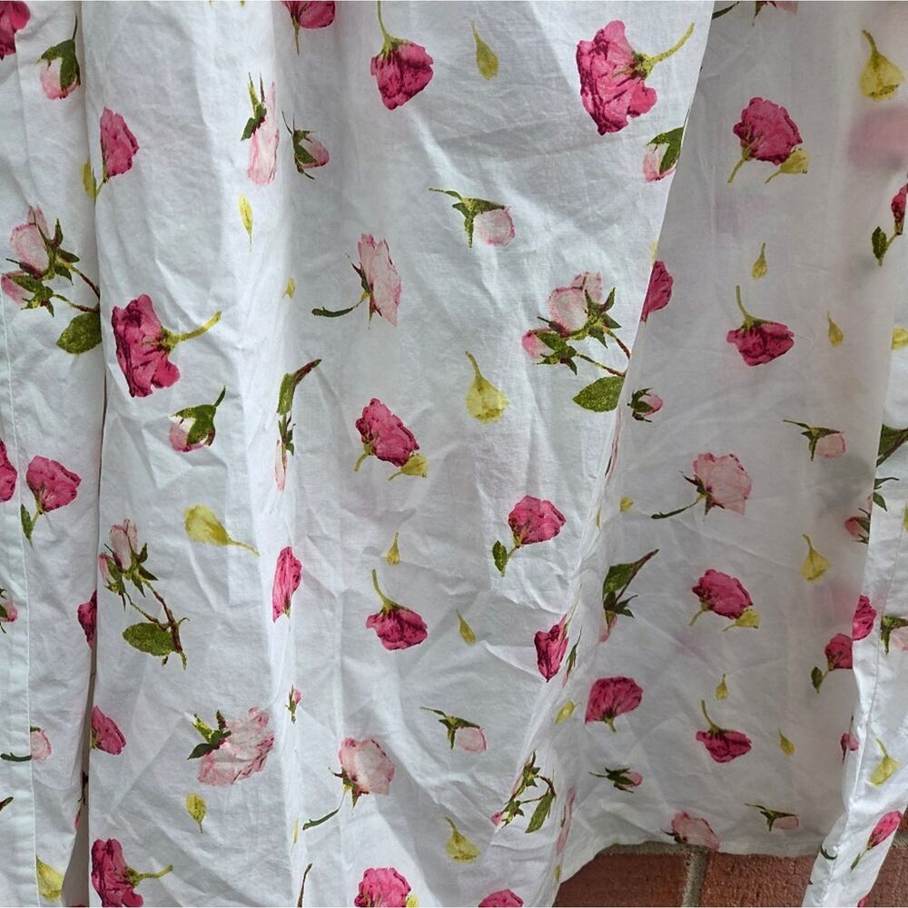 J. Crew Smocked cotton poplin sleep dress in rosebud floral Medium - Picture 3 of 7